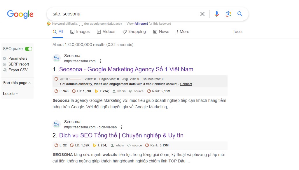 Cấu trúc site