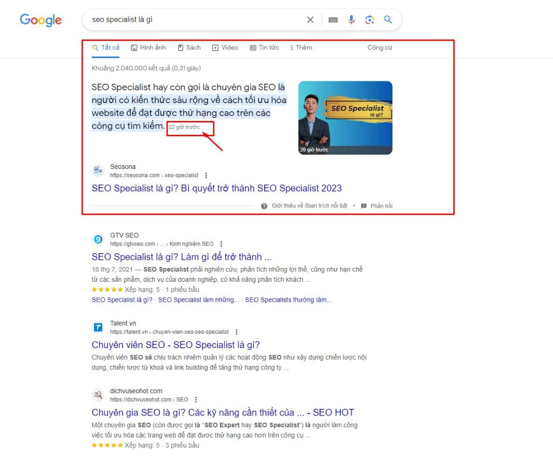 Truy cập Google để thực hiện truy vấn Allintitle