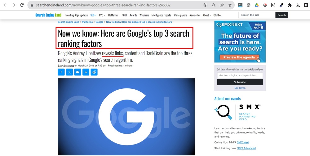 Backlink giúp cải thiện thứ hạng tìm kiếm