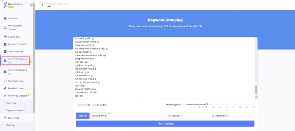 Gom nhóm từ khóa cho bài viết chuẩn SEO