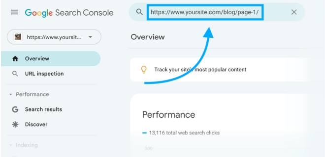 Google Search Console kiểm tra URL Canonical