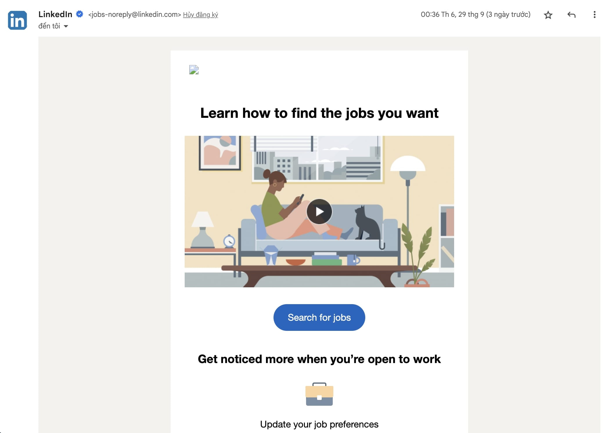 content marketing dạng email