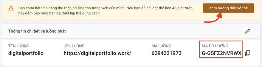 tạo mã đo lường trong google analytics 4