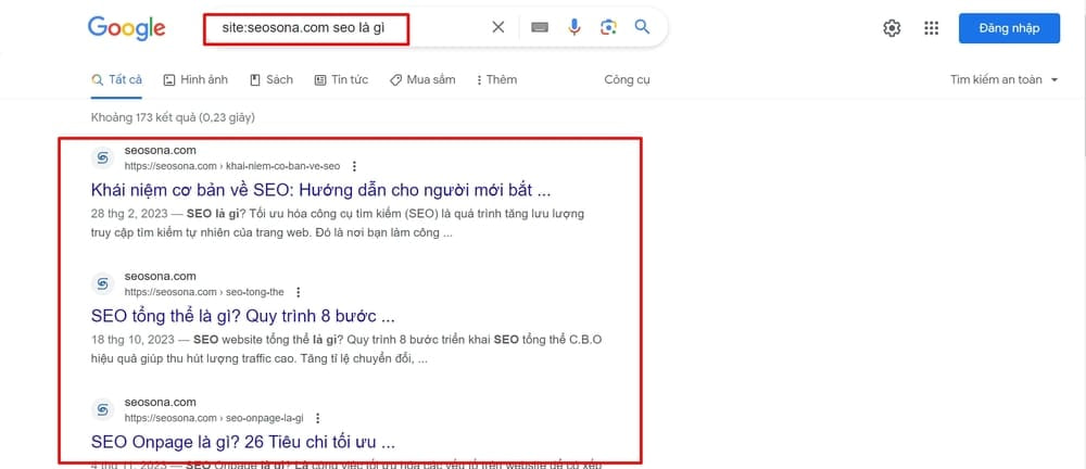 Toán tử tìm kiếm bài viết bổ trợ