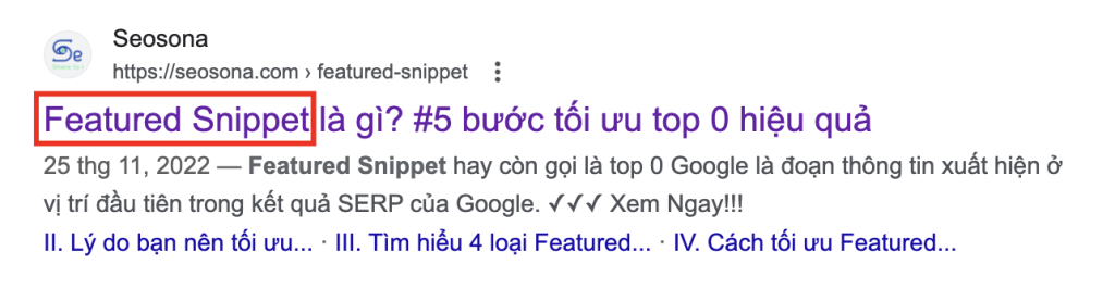 Đặt từ khóa chính tự nhiên trong meta title