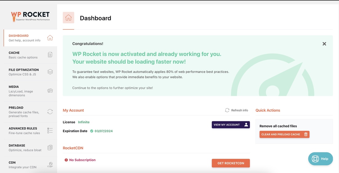 wp rocket plugin seo wp