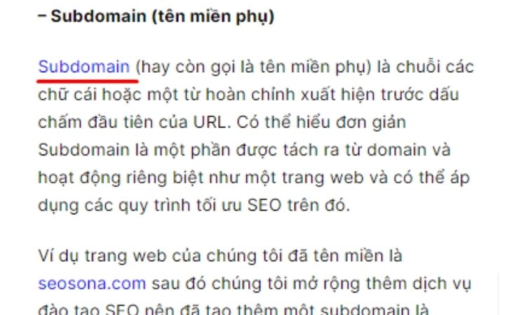 Minh họa liên kết trả phí và thuộc tính rel nofollow