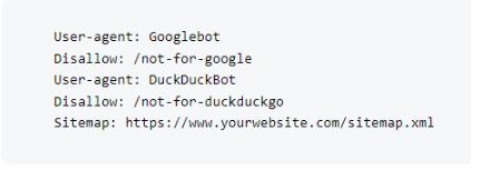 Một tệp robots.txt