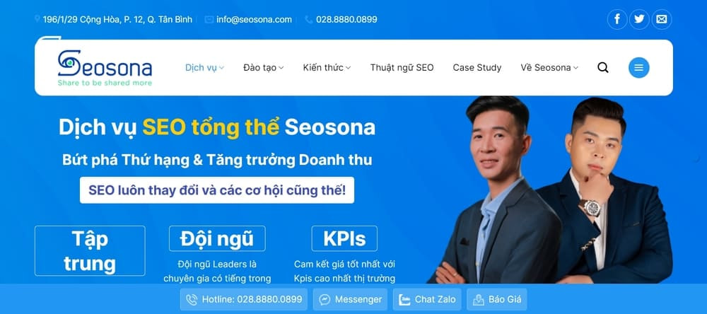 Bài viết dịch vụ SEO do đội ngũ SEO Copywriter của Seosona sản xuất