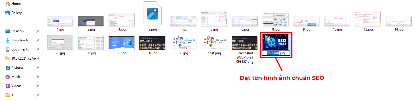 Đặt tên hình ảnh chuẩn SEO