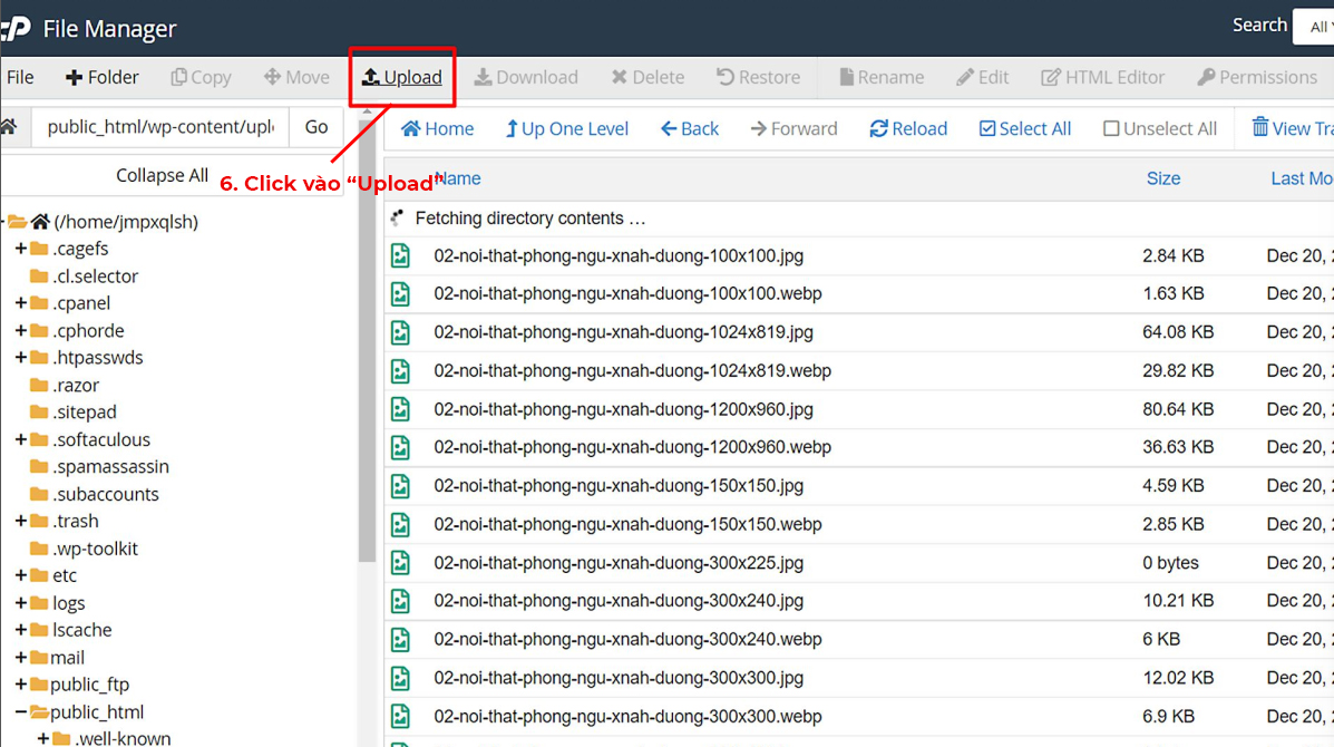 Kiểm tra đường dẫn hình ảnh trước khi upload