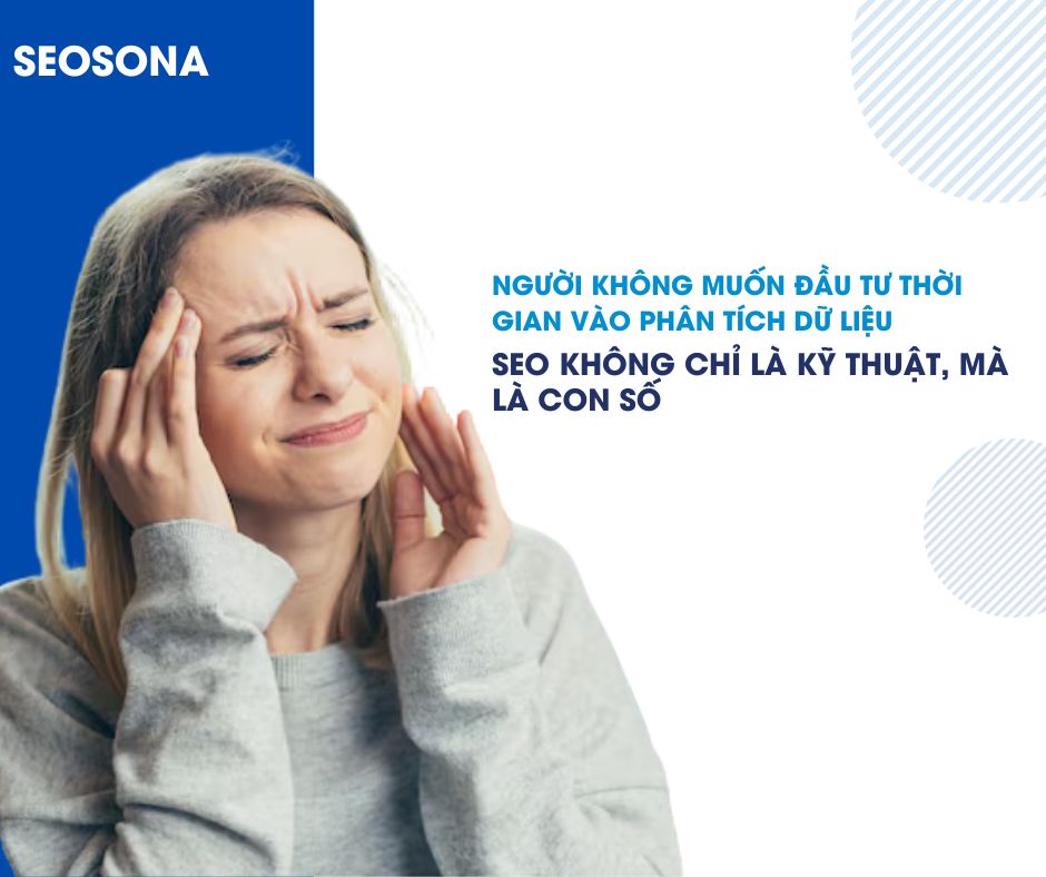 Người không muốn đầu tư thời gian vào phân tích dữ liệu