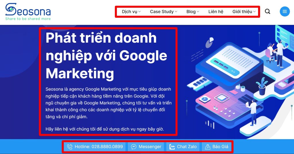 Tối ưu trang đích hoặc landing page