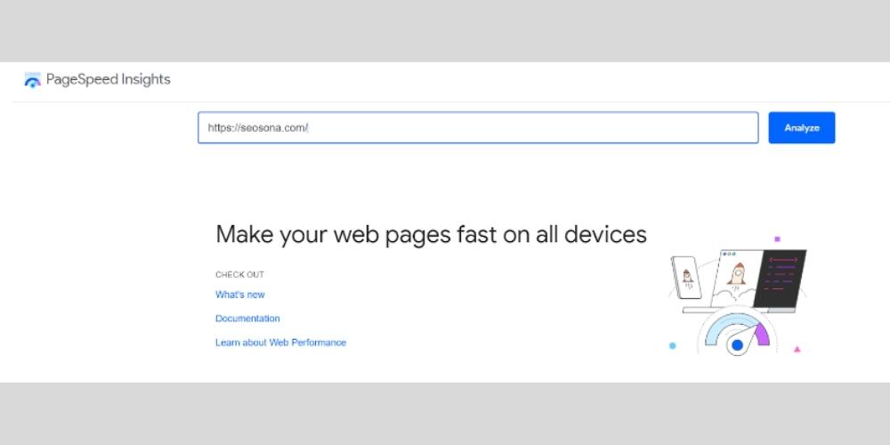 Kiểm tra tốc độ của website