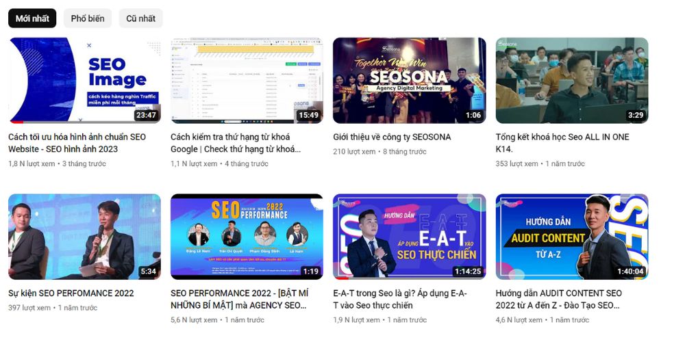 Upload thumbnail cho video thu hút
