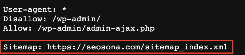 gửi sitemap bằng file robottxt