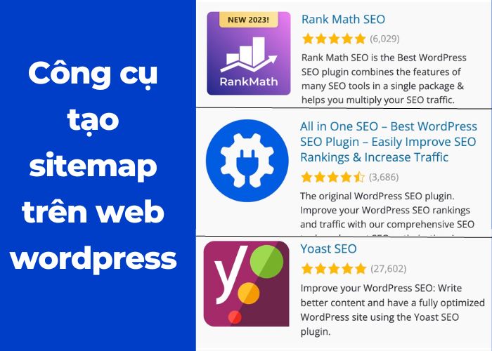 các công cụ tạo sitemap trên web wordpress