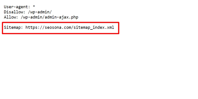 Tệp robots.txt của Seosona