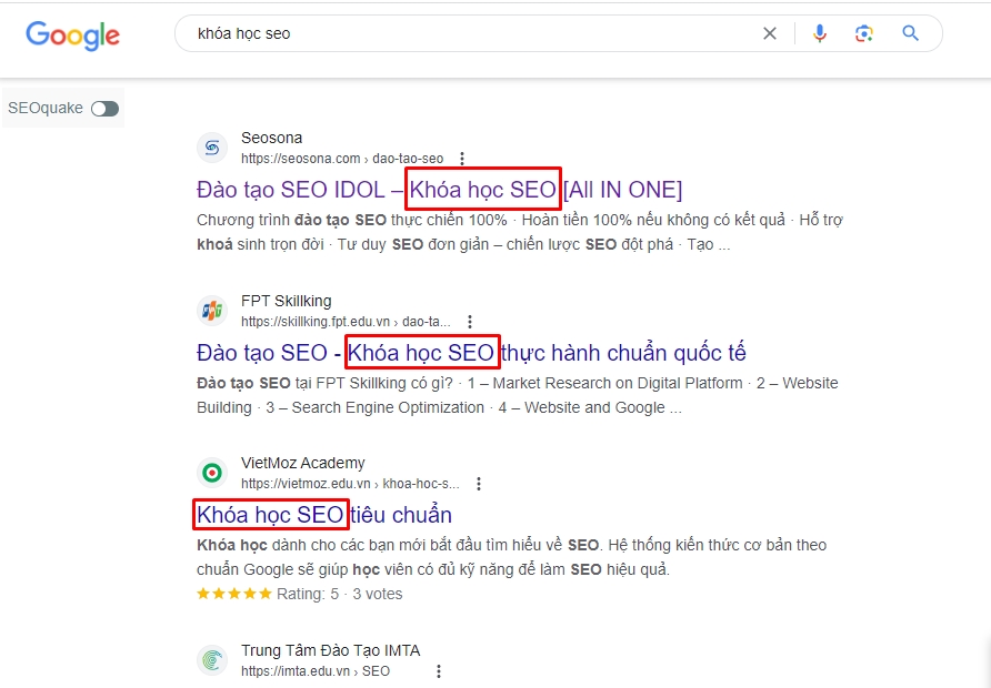 Các tiêu chí tối ưu SEO Onpage cho website