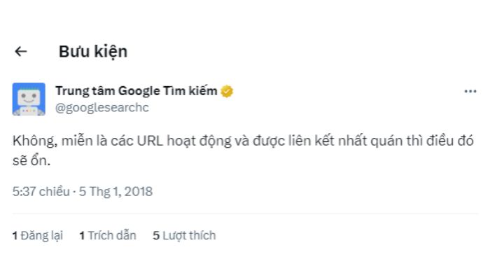 Ví dụ URL sử dụng nhiều thư mục con