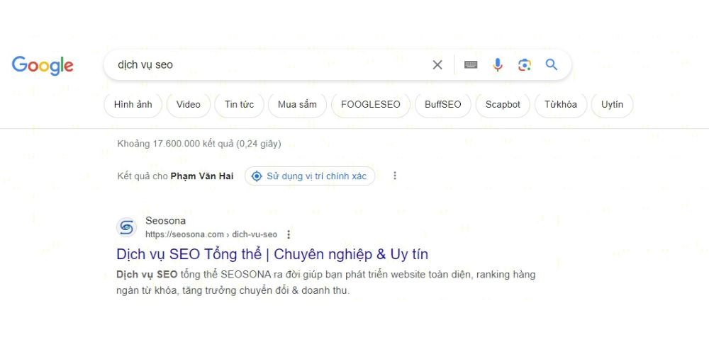Vai trò của keyword trong SEO website