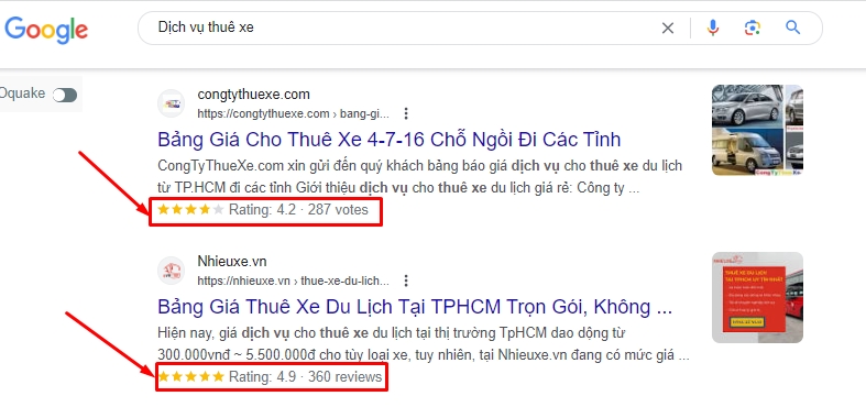 Schema Markup trong website chuẩn SEO